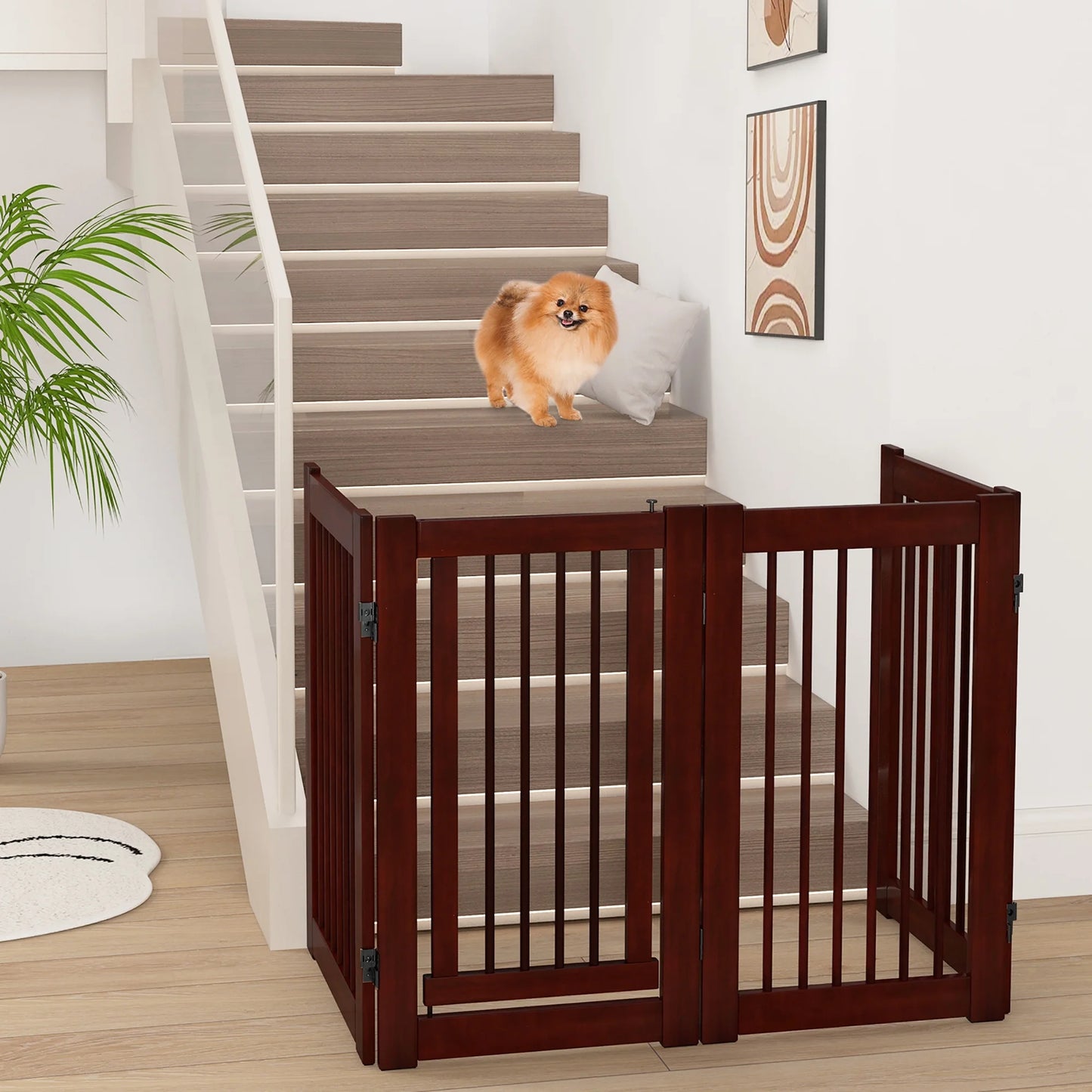Freestanding Pet Gate 30'' Tall