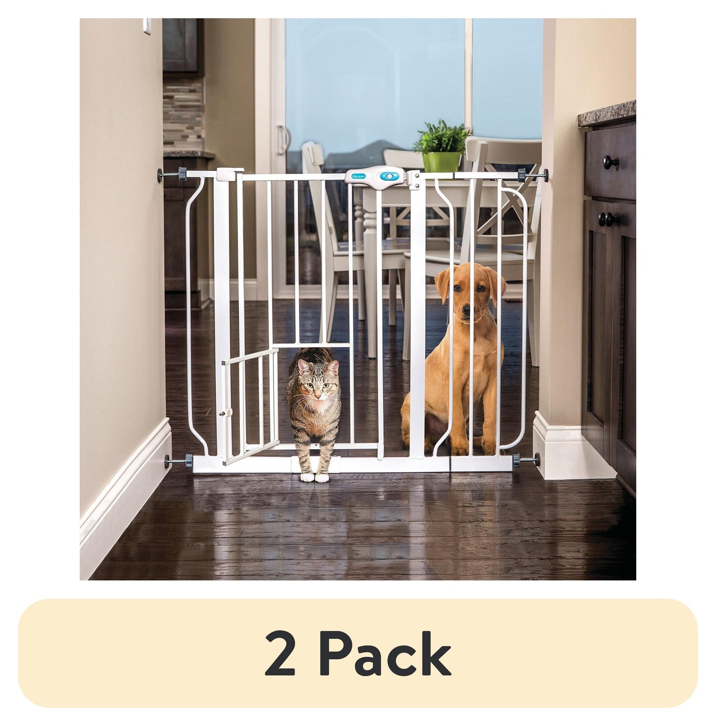 Extra-Wide Walk-Through Gate w/ Additional Small Door