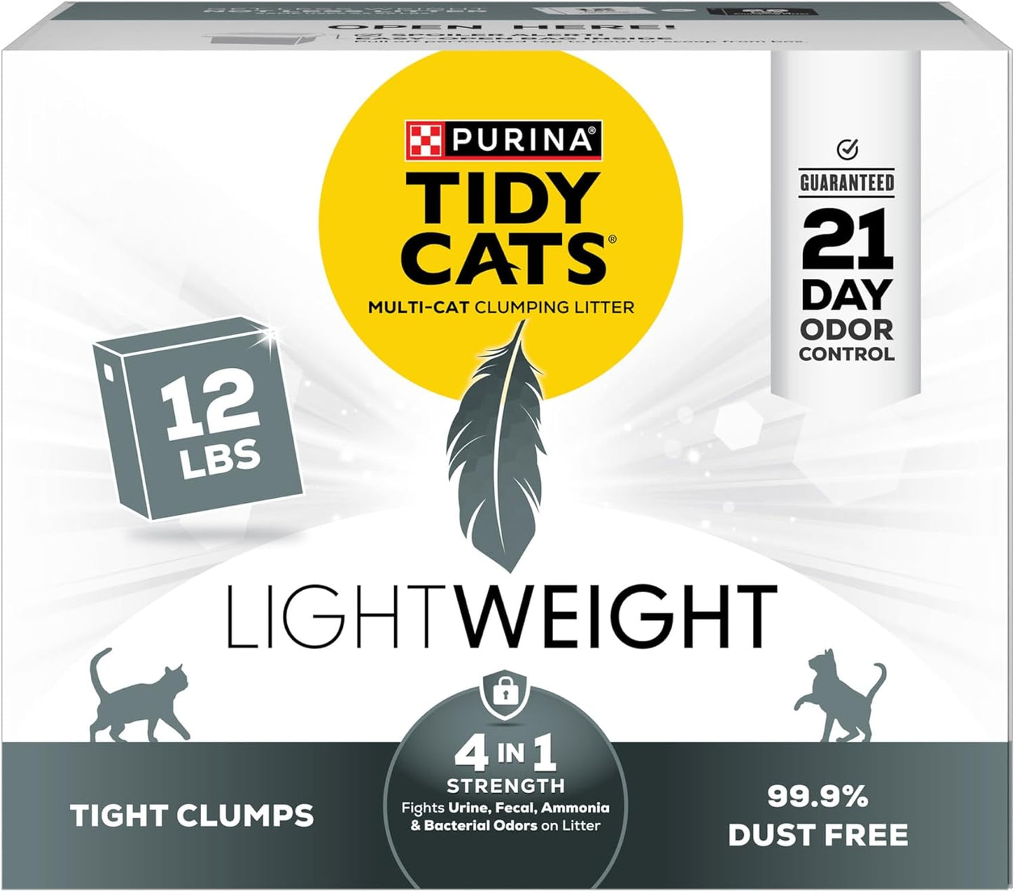 Purina Lightweight 4-In-1 Strength Multi-Cat, Clumping Litter
