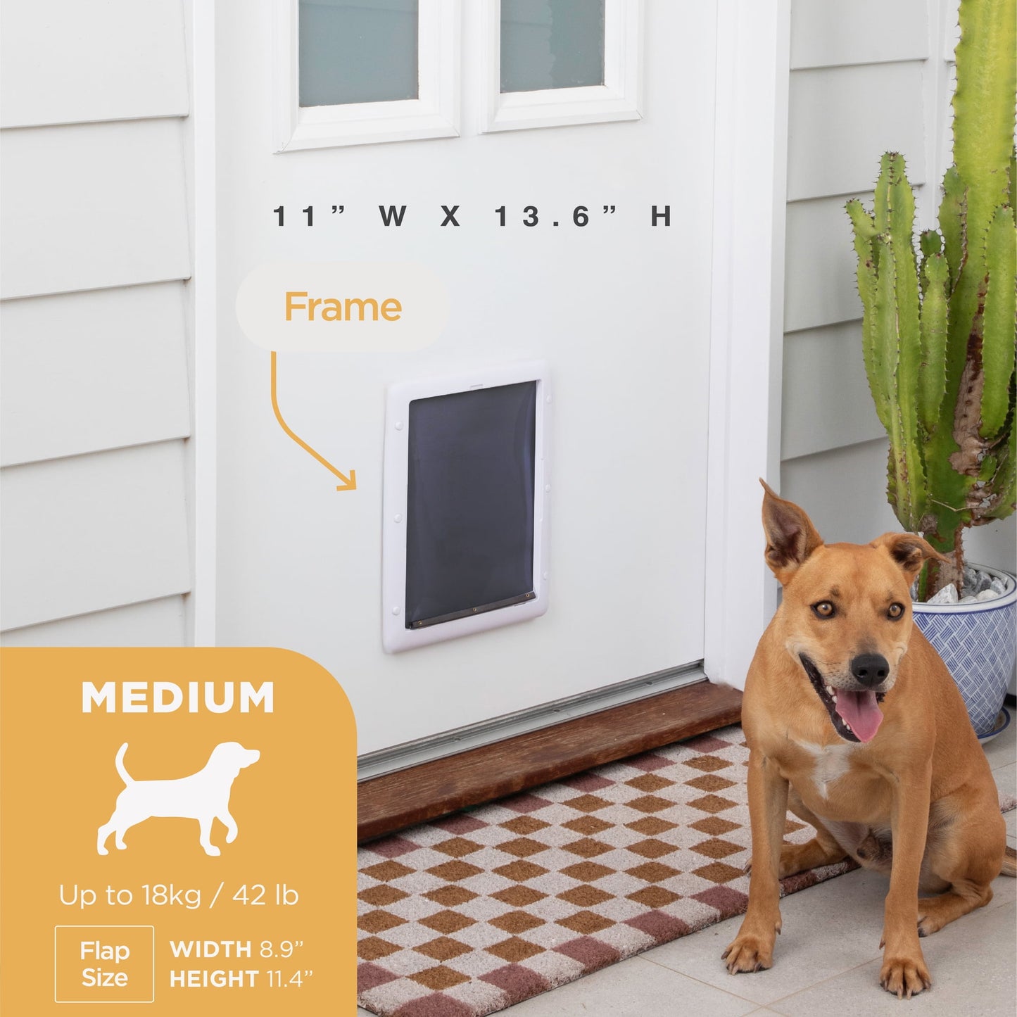 Pet Door for Screens, Doors & Walls