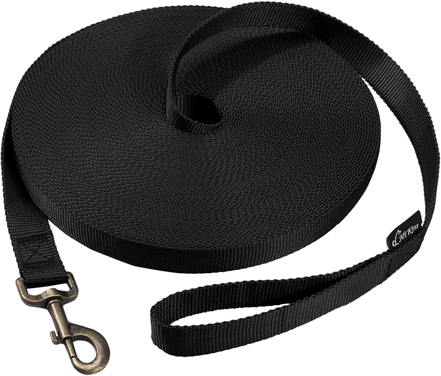 Dog/Puppy Obedience Recall Training Agility Lead - 15Ft 20Ft 30Ft 50Ft 100Ft Training Leash - Great for Training, Play, Camping, or Backyard Purple 100 Feet