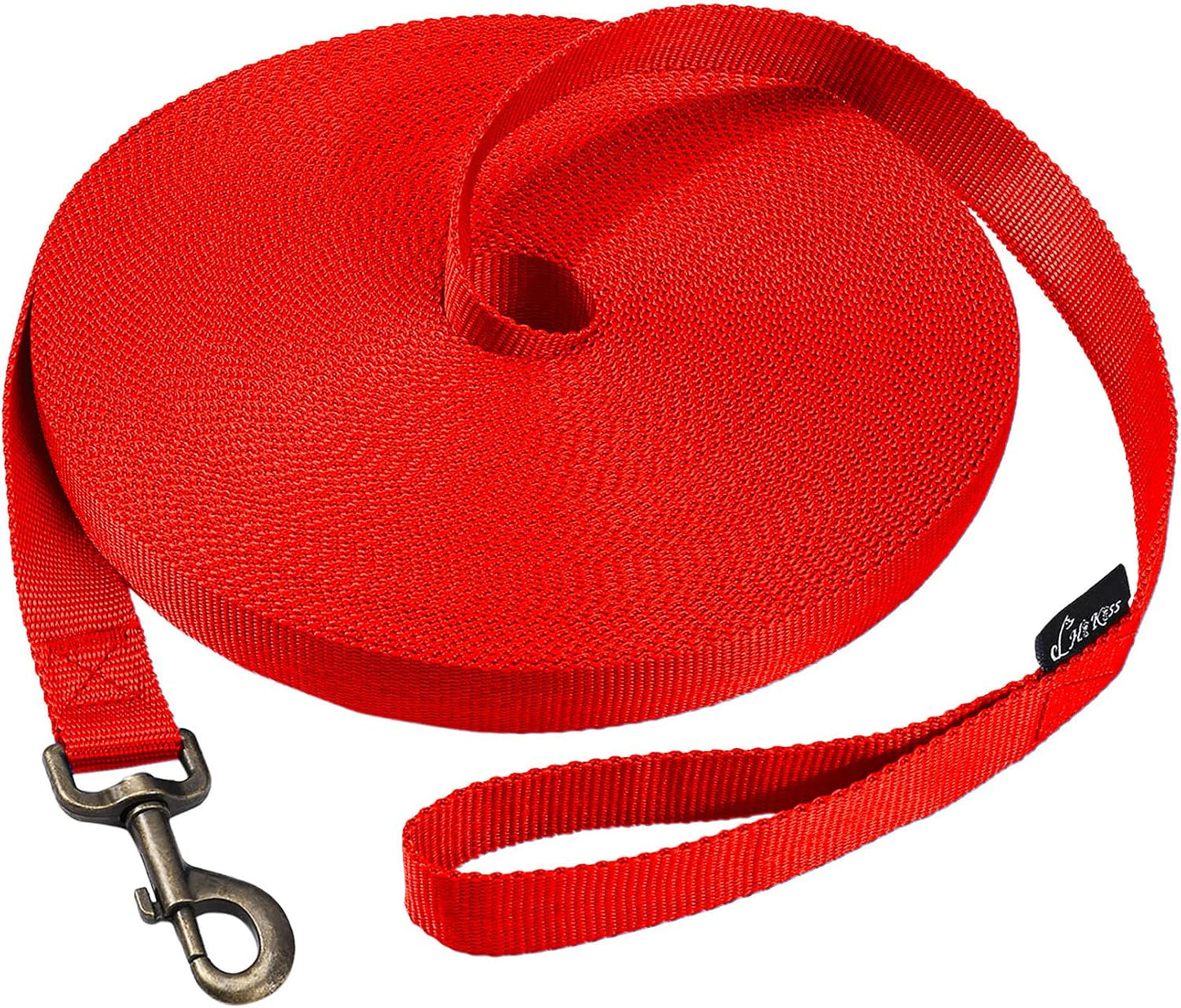 Dog/Puppy Obedience Recall Training Agility Lead - 15Ft 20Ft 30Ft 50Ft 100Ft Training Leash - Great for Training, Play, Camping, or Backyard Purple 100 Feet