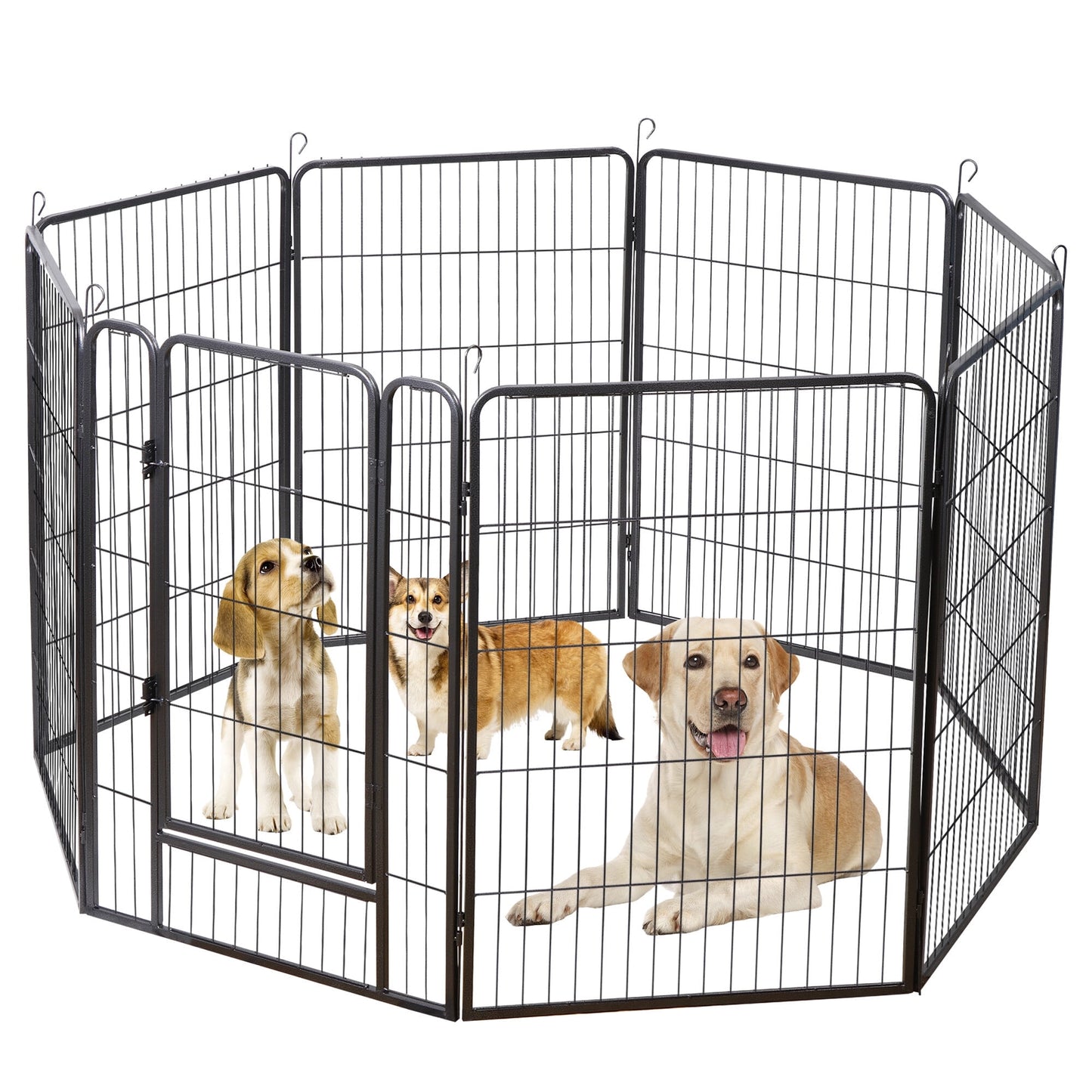 Metal Exercise Pen W/ Doors