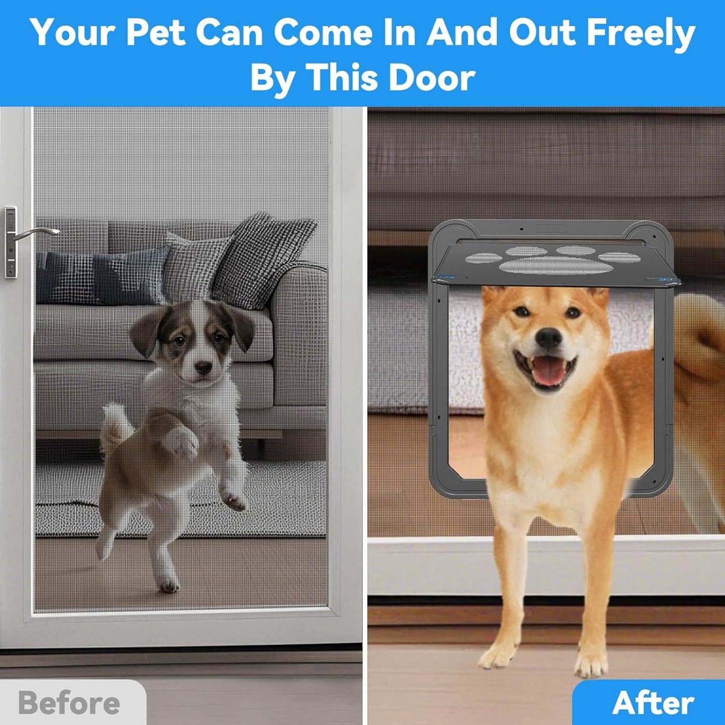 Pet Door for Screen Doors