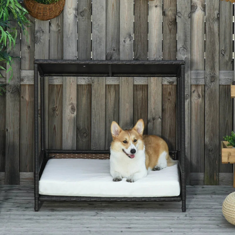 Kirklin Rattan Dog House