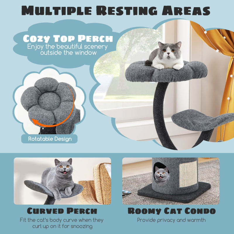 đž Ultimate Cat Tree for Large & Small Cats Stylish. Sturdy. Purr-fectly Cozy. Treat your feline royalty to the ultimate playground that blends sleek design with unbeatable durability. Whether youâve got a curious kitten or a hefty Maine Coon, this cat tree is built to handle it allâwith elegance.