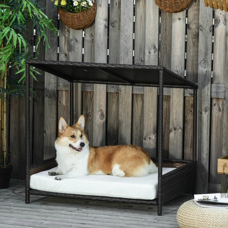 Kirklin Rattan Dog House