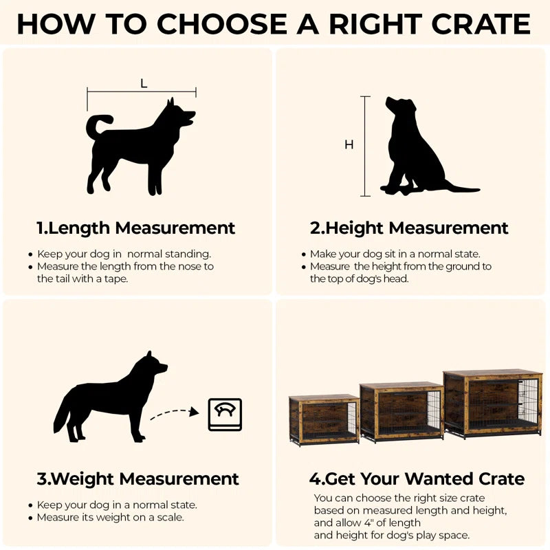 Dog Crate Furniture, End Table