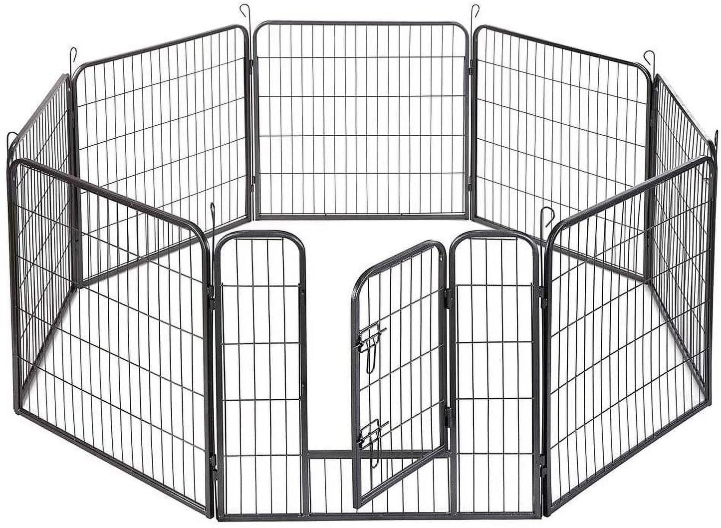 Foldable Metal Dog Pen, 32" Height