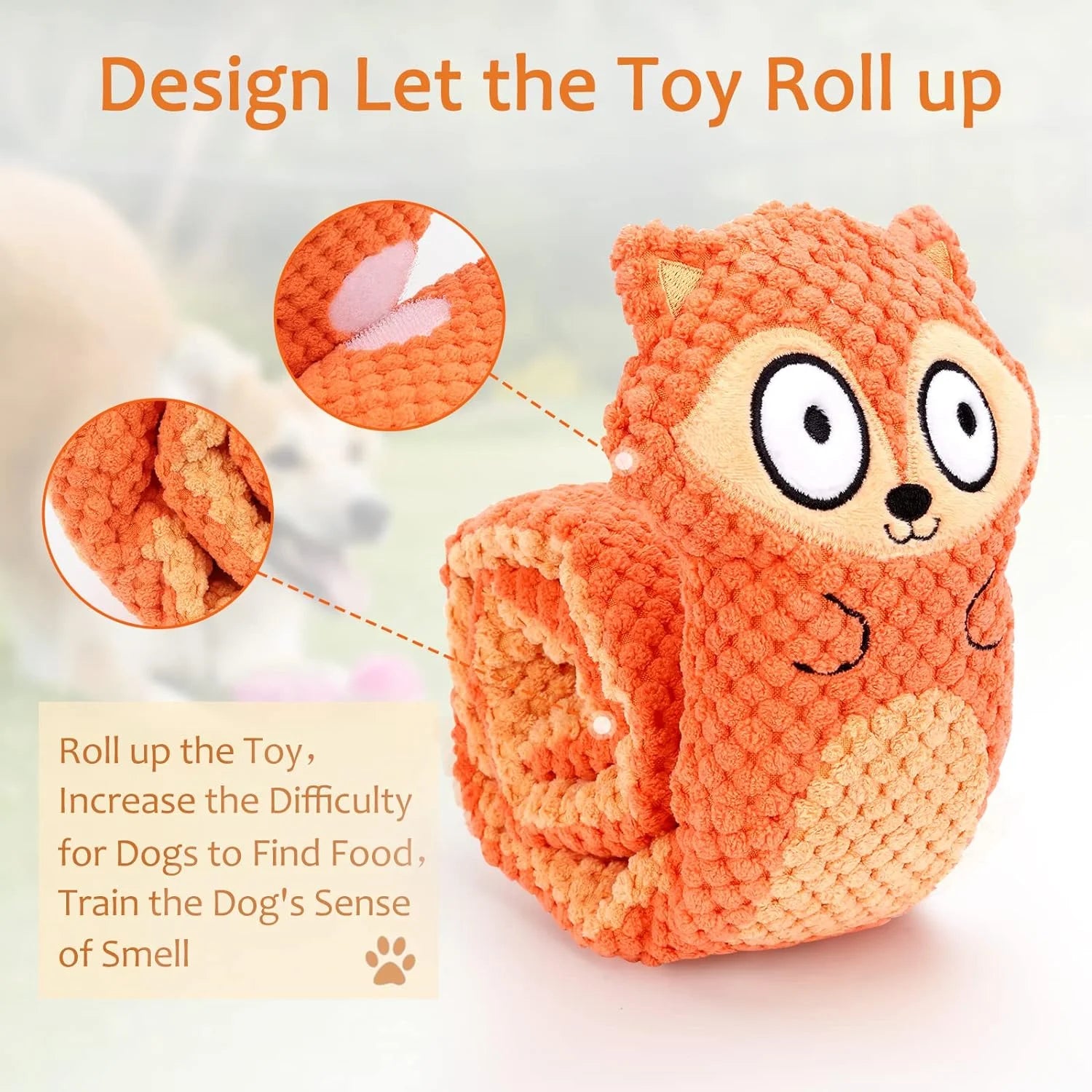 Roll-up Foraging Toy
