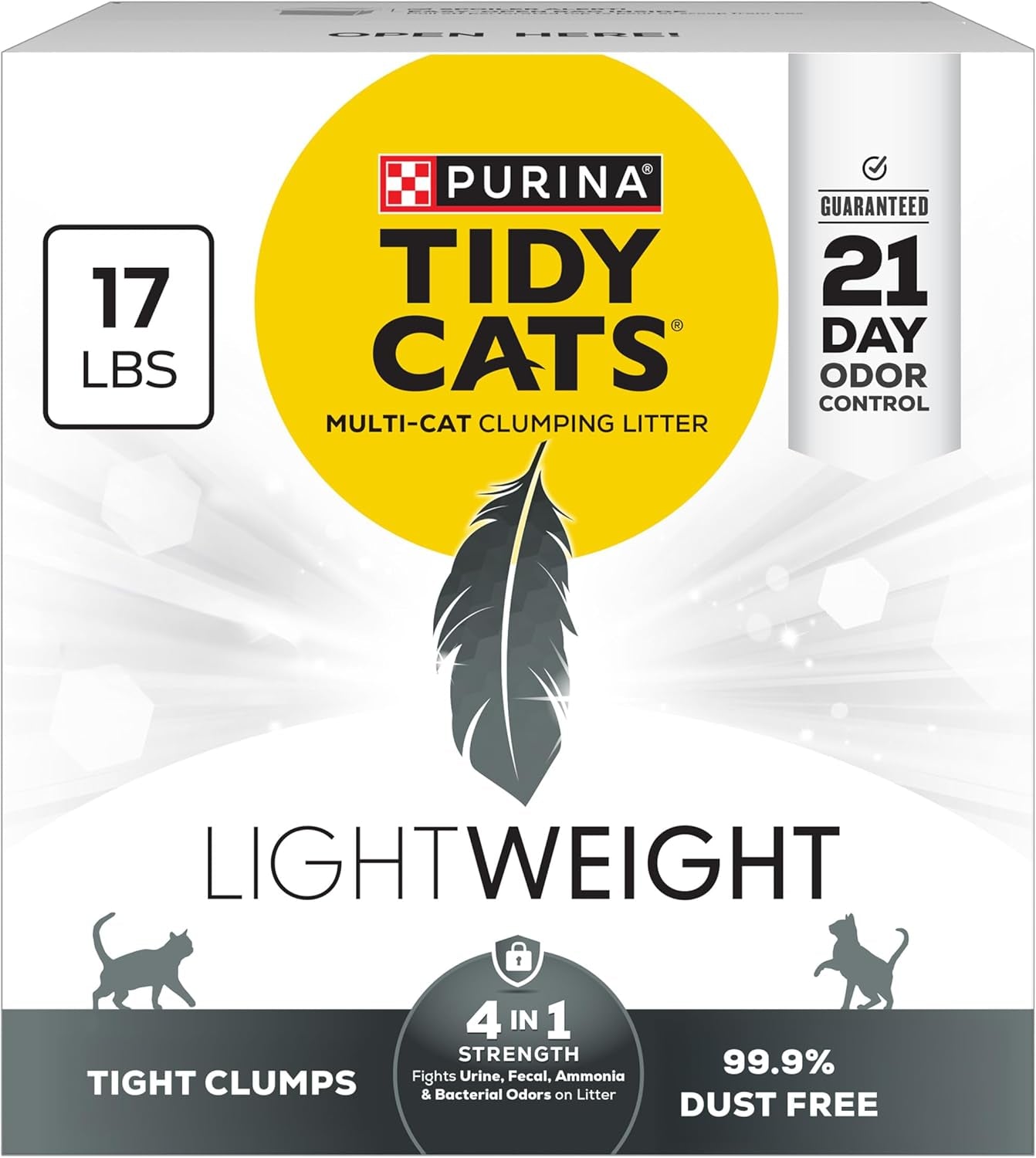 Purina Lightweight 4-In-1 Strength Multi-Cat, Clumping Litter