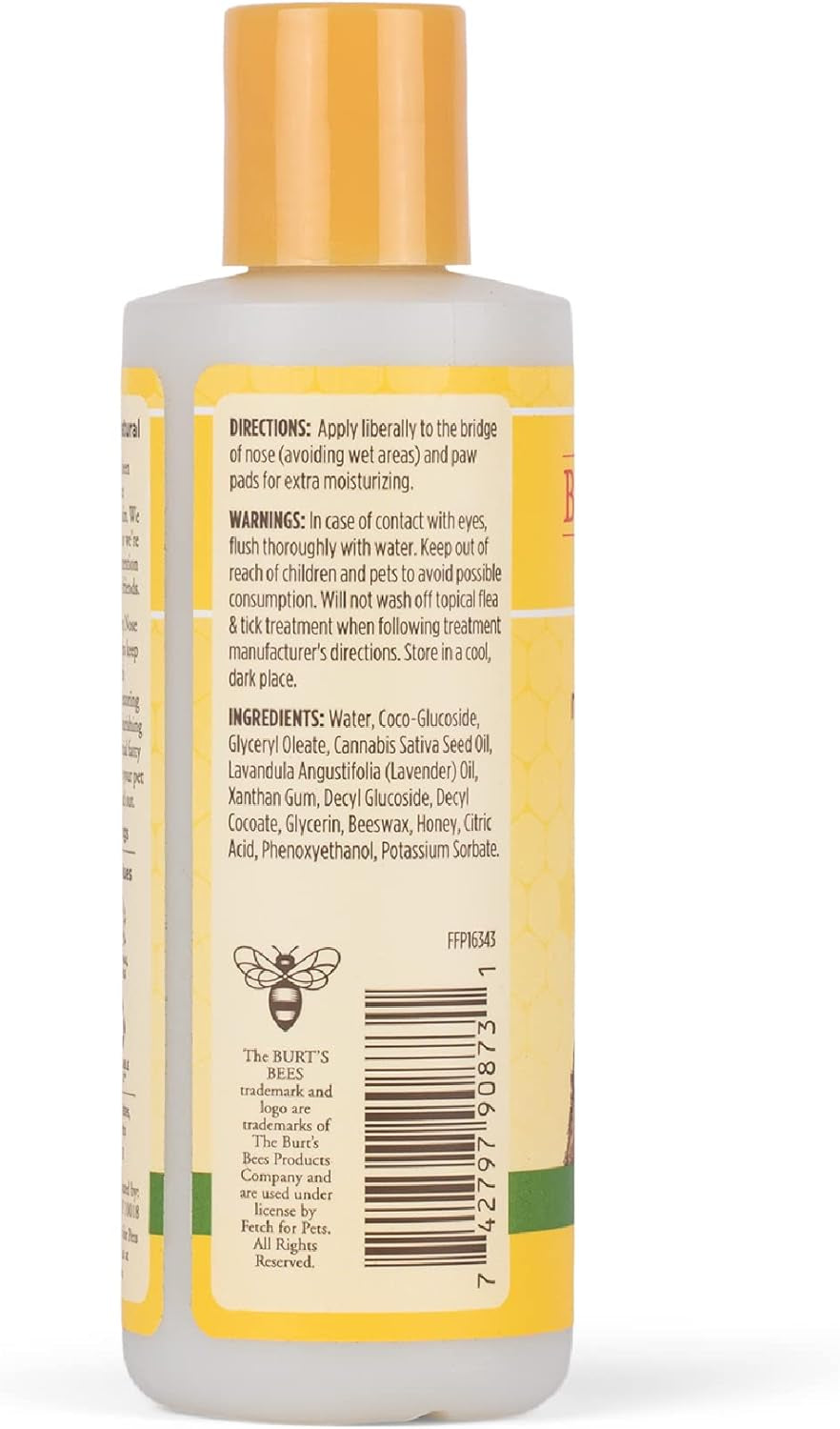 Calming Dog Shampoo with Hemp Seed Oil and Lavender