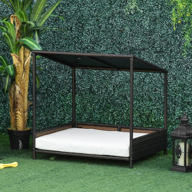 Kirklin Rattan Dog House