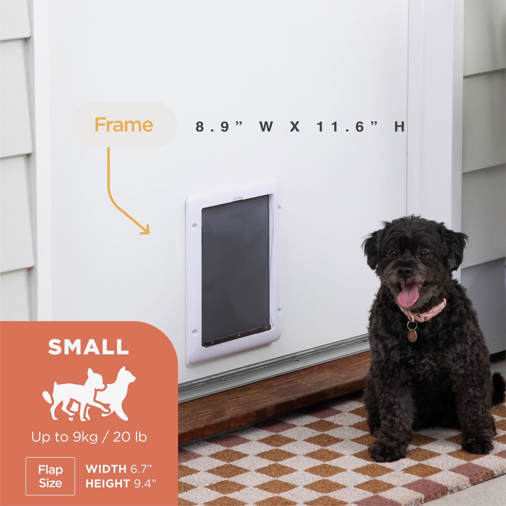 Pet Door for Screens, Doors & Walls