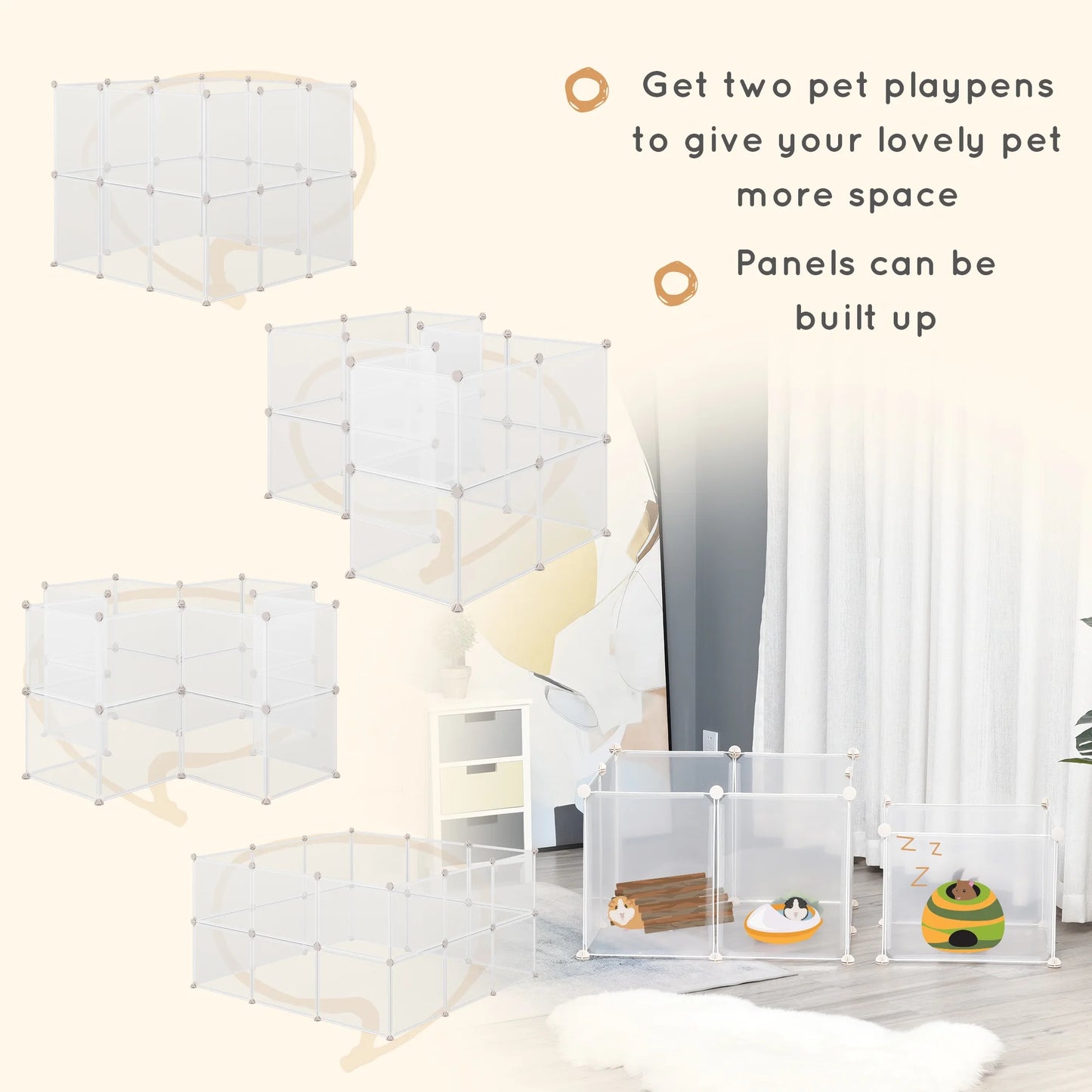 Pet Playpen for Small Animals
