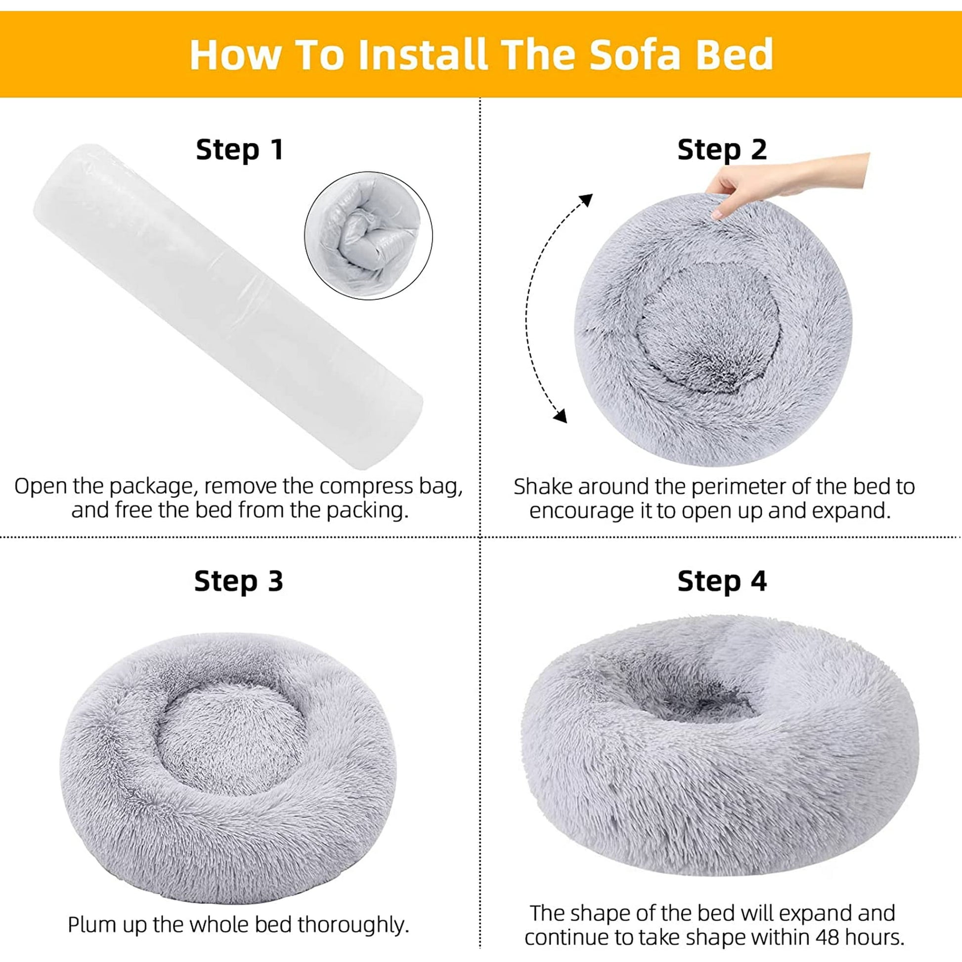 Anti-Anxiety Donut Bed