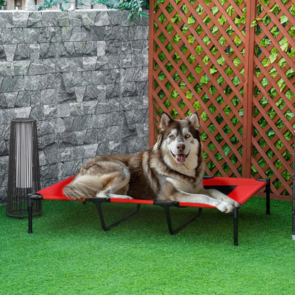 48" X 36" Elevated Dog Bed - Red
