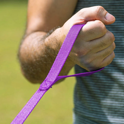 Dog/Puppy Obedience Recall Training Agility Lead - 15Ft 20Ft 30Ft 50Ft 100Ft Training Leash - Great for Training, Play, Camping, or Backyard Purple 100 Feet