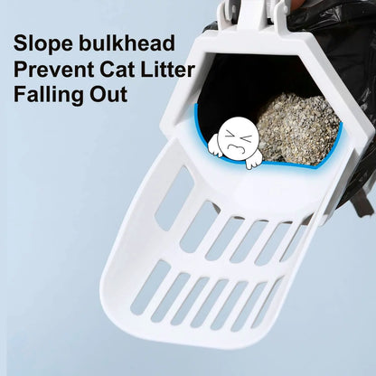 3-In-1 Cat Litter Scoop with 200 Refill Bags