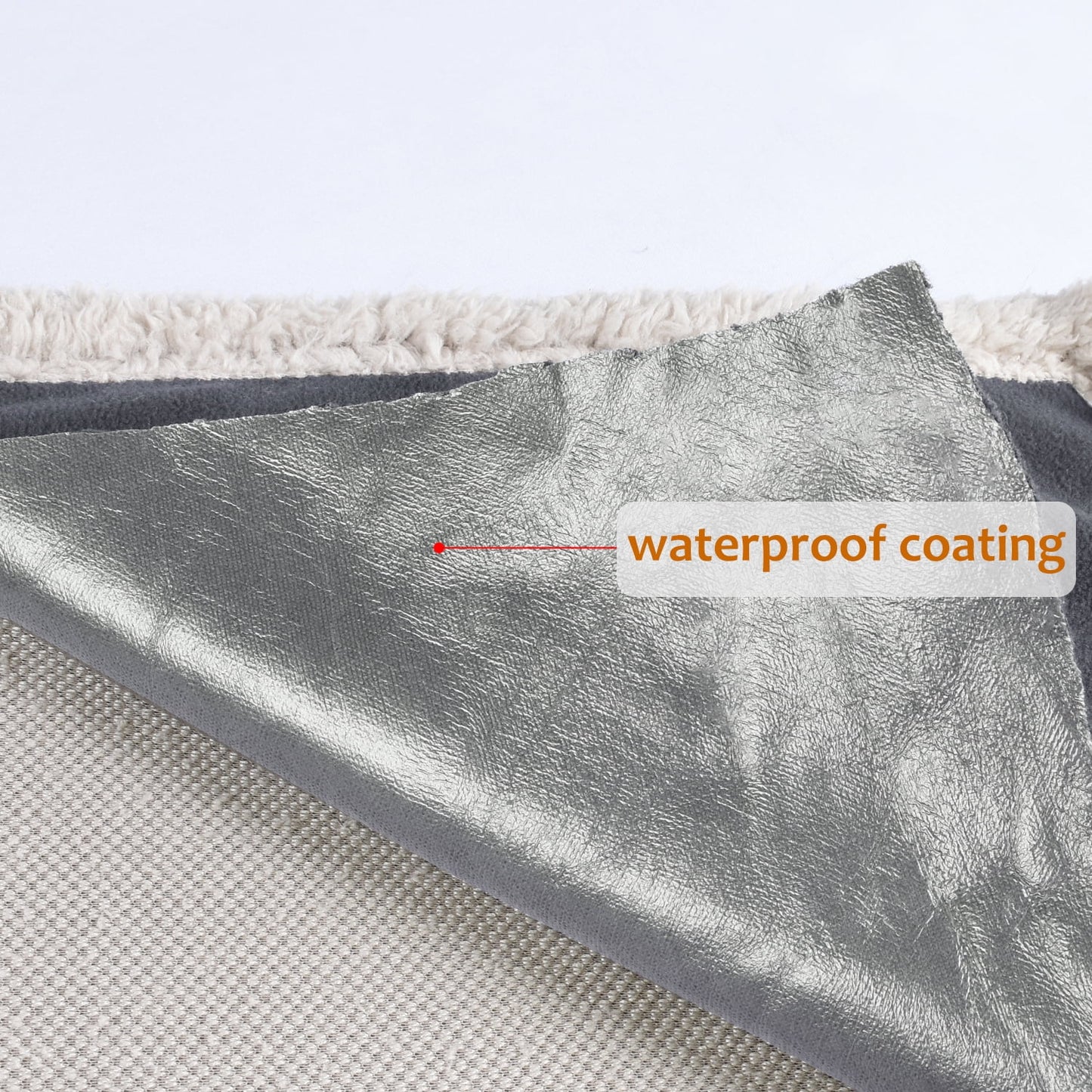 Waterproof Blanket, Reversible 80”X60”