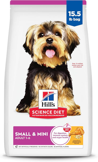 Hill's Science Diet Small & Mini Breed Adult Dog food, 1-6