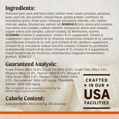 Lil’ Plates Dry Dog Food for Small Dogs, Real Texas Beef and Sweet Potato Kibble