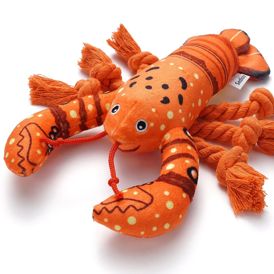 Squeaky Plush Lobster