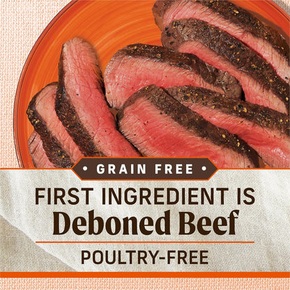 Lil’ Plates Dry Dog Food for Small Dogs, Real Texas Beef and Sweet Potato Kibble