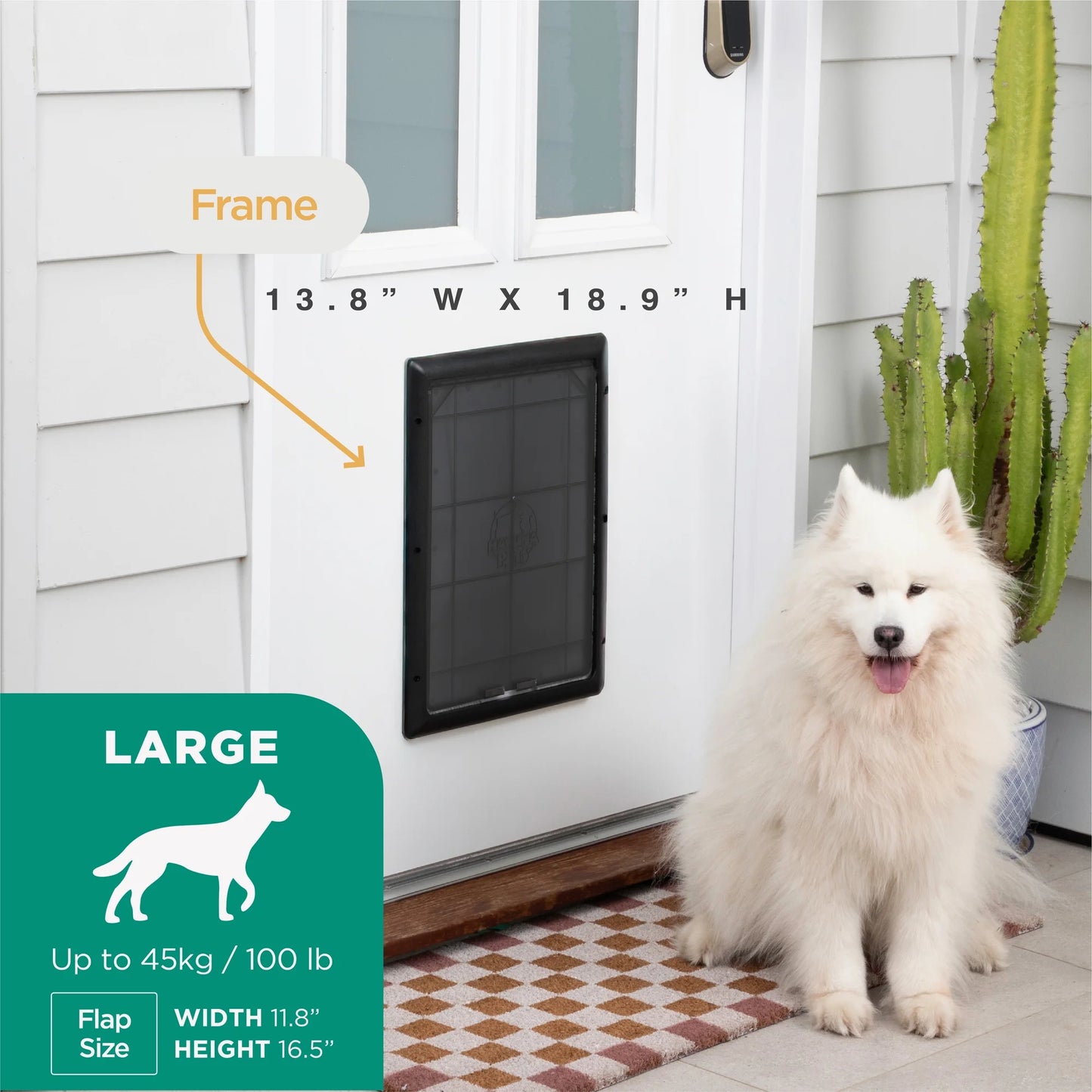Pet Door for Screens, Doors & Walls