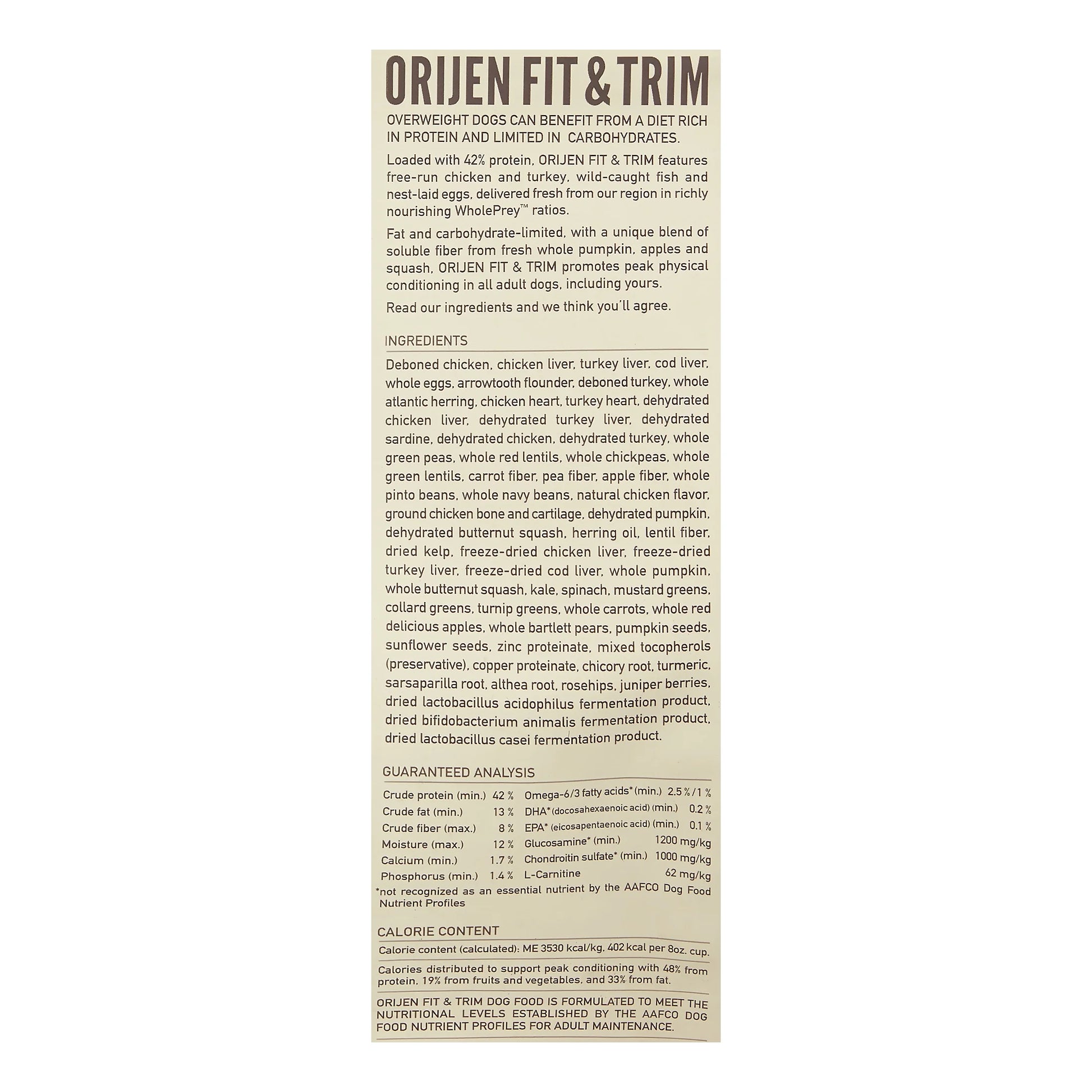 Orijen Fit & Trim Dry Dog Food