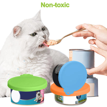 3Pcs Silicone FDA Approved Universal Pet Food Can Lids