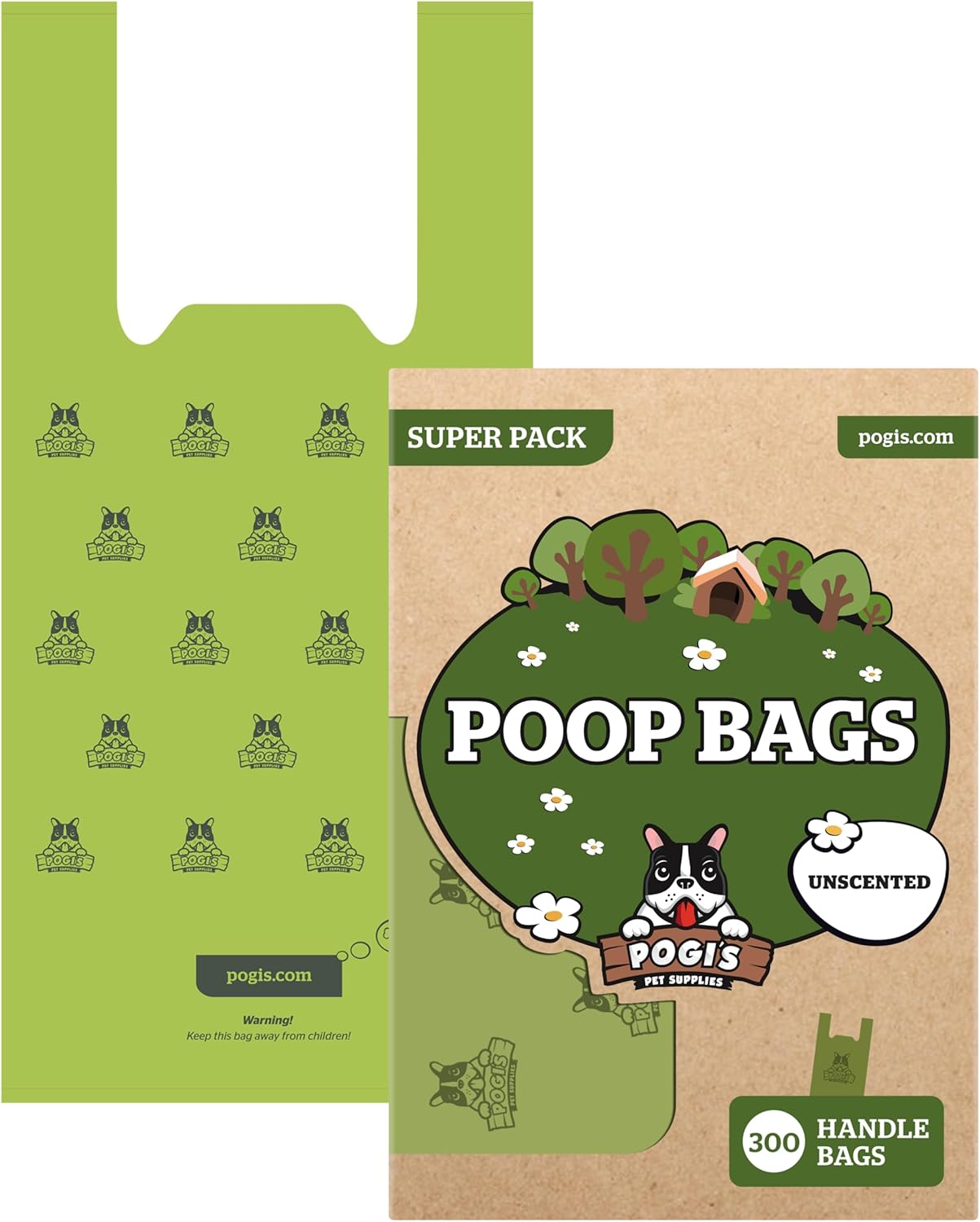 Pogi’s Dog Poop Bags with Handles