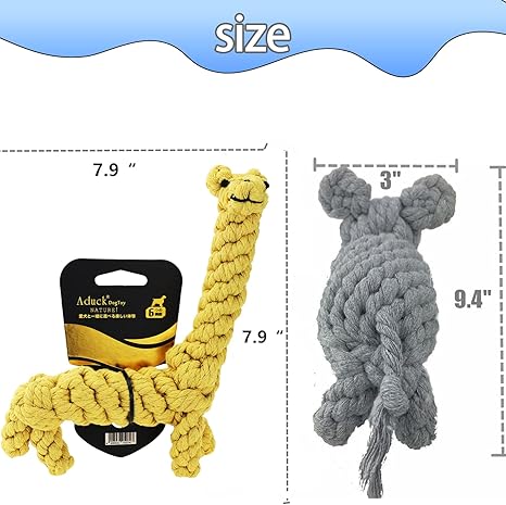 Safari Animal Rope Toy