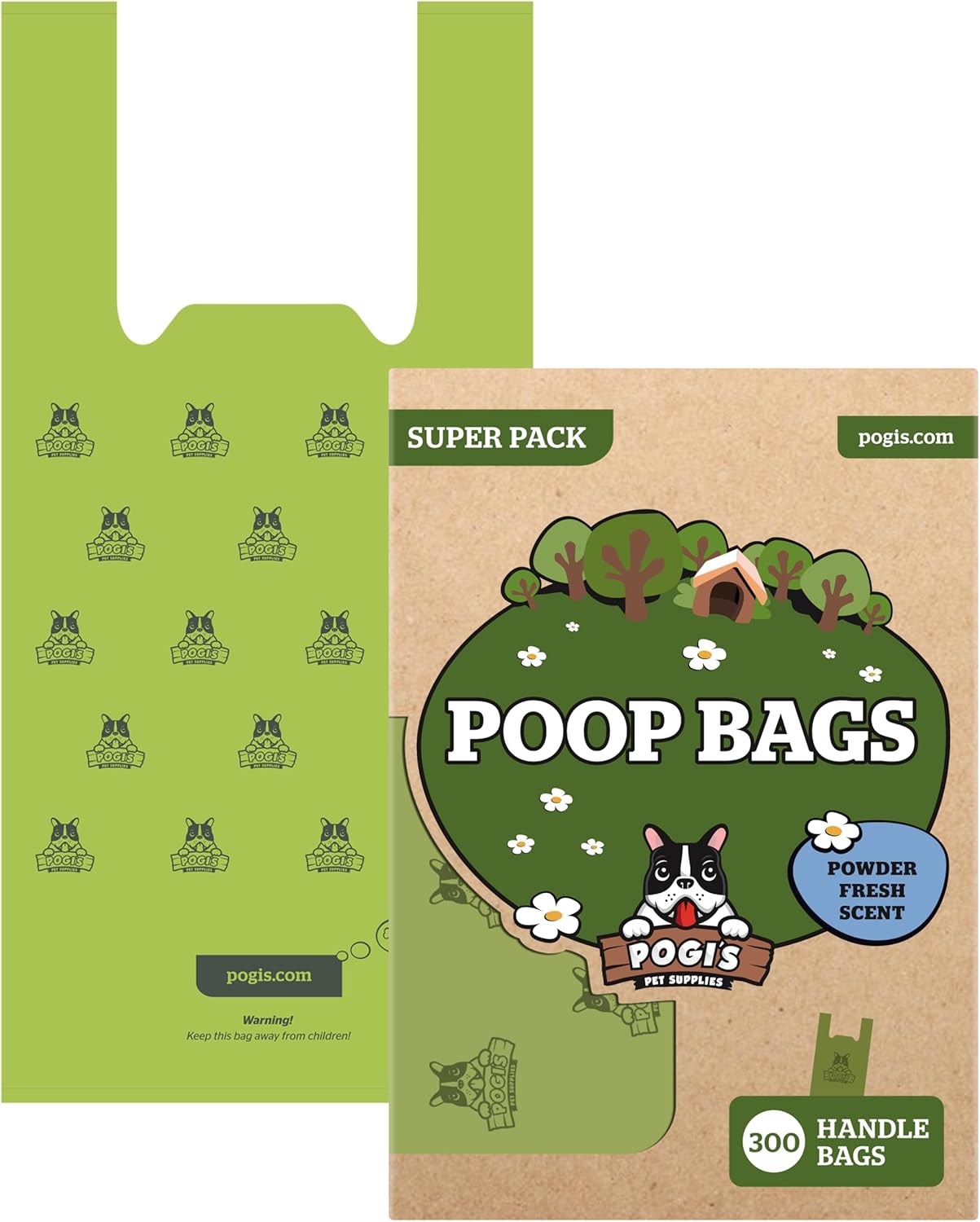 Pogi’s Dog Poop Bags with Handles