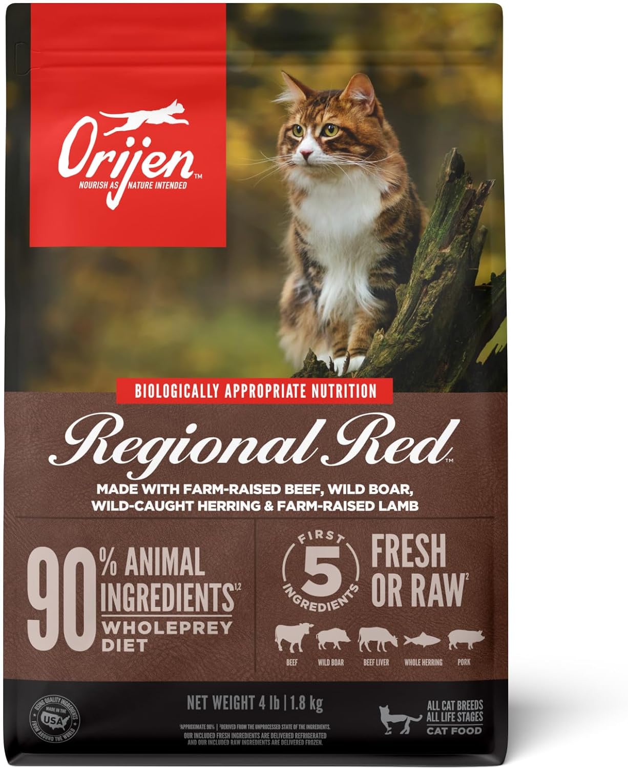 Orijen High Protein Premium Dry Cat Food