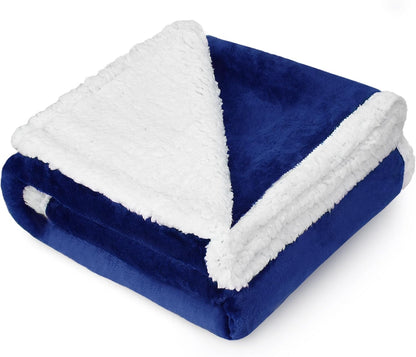 Dog Blankets for Large Dogs, Soft Fluffy Fleece Pet Blankets for Couch, Sofa, Dog Beds, Car Seats, Creat, Washable, 50X60 Inches, Black