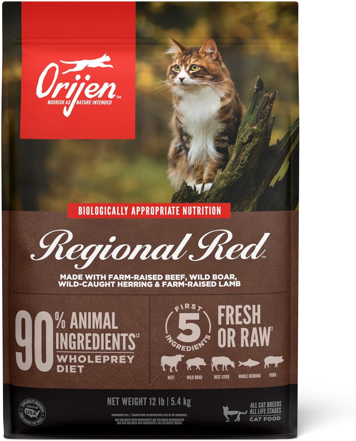 Orijen High Protein Premium Dry Cat Food