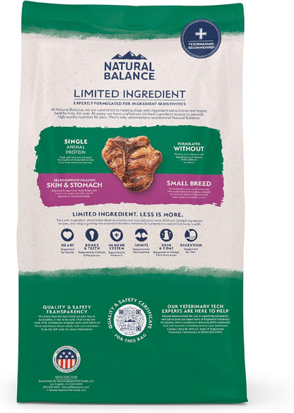 Natural Balance LID Dry Dog Food; Small Breeds