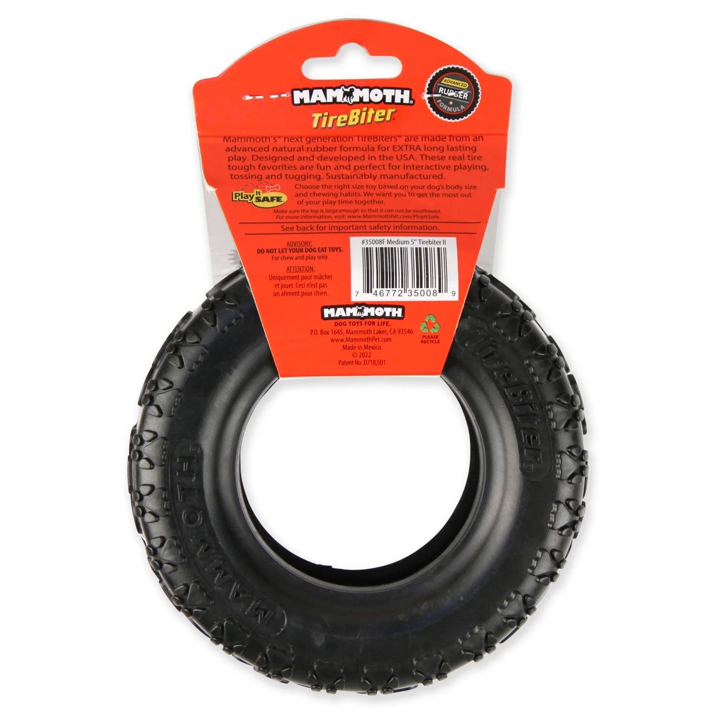 TireBiter Advanced Rubber Dog Toy