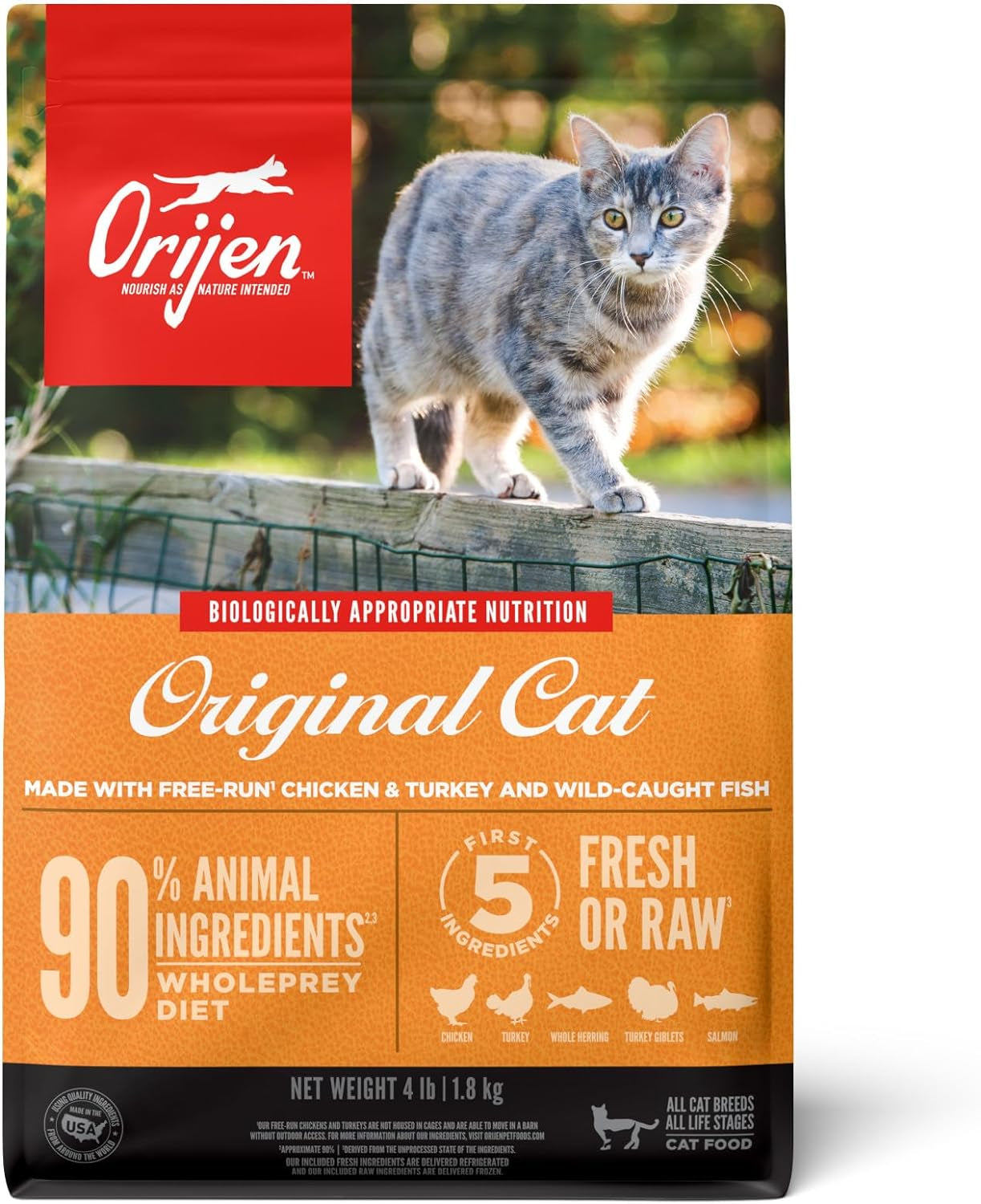 Orijen High Protein Premium Dry Cat Food