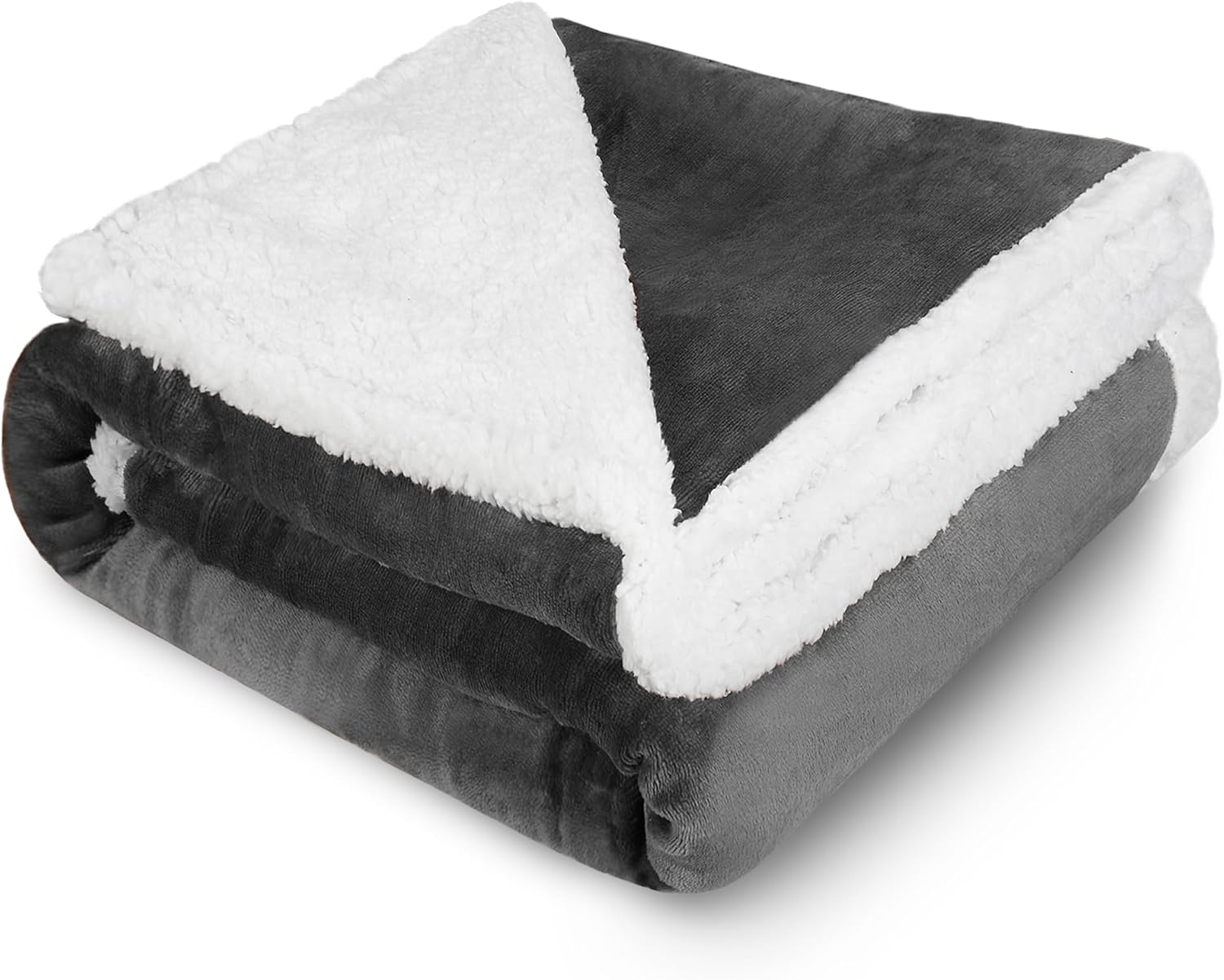 Dog Blankets for Large Dogs, Soft Fluffy Fleece Pet Blankets for Couch, Sofa, Dog Beds, Car Seats, Creat, Washable, 50X60 Inches, Black