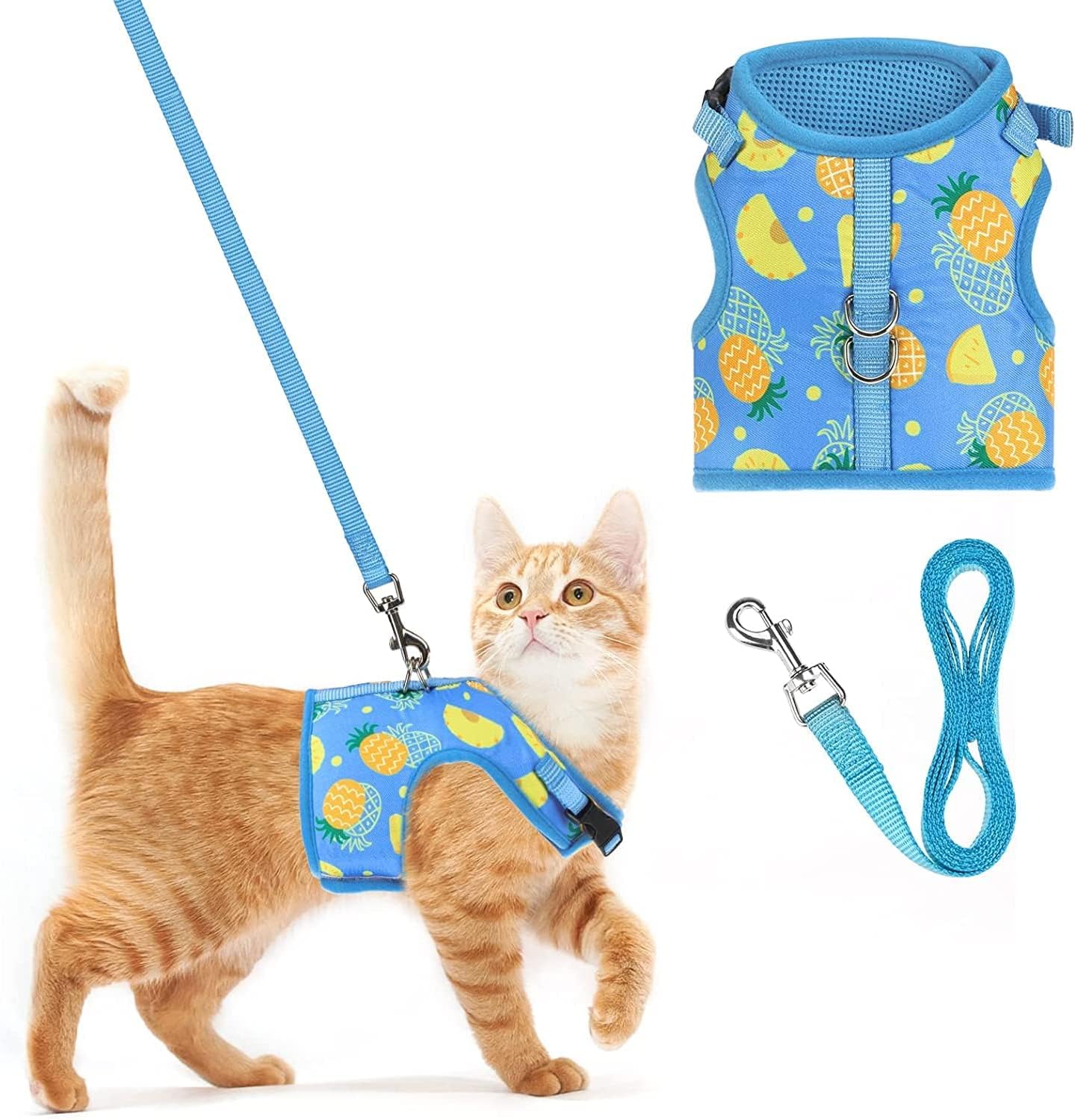 Soft Mesh Vest Harness and Leash Set
