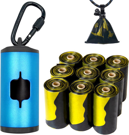 Metal Dog Poop Bag Holder W/Leash Clip