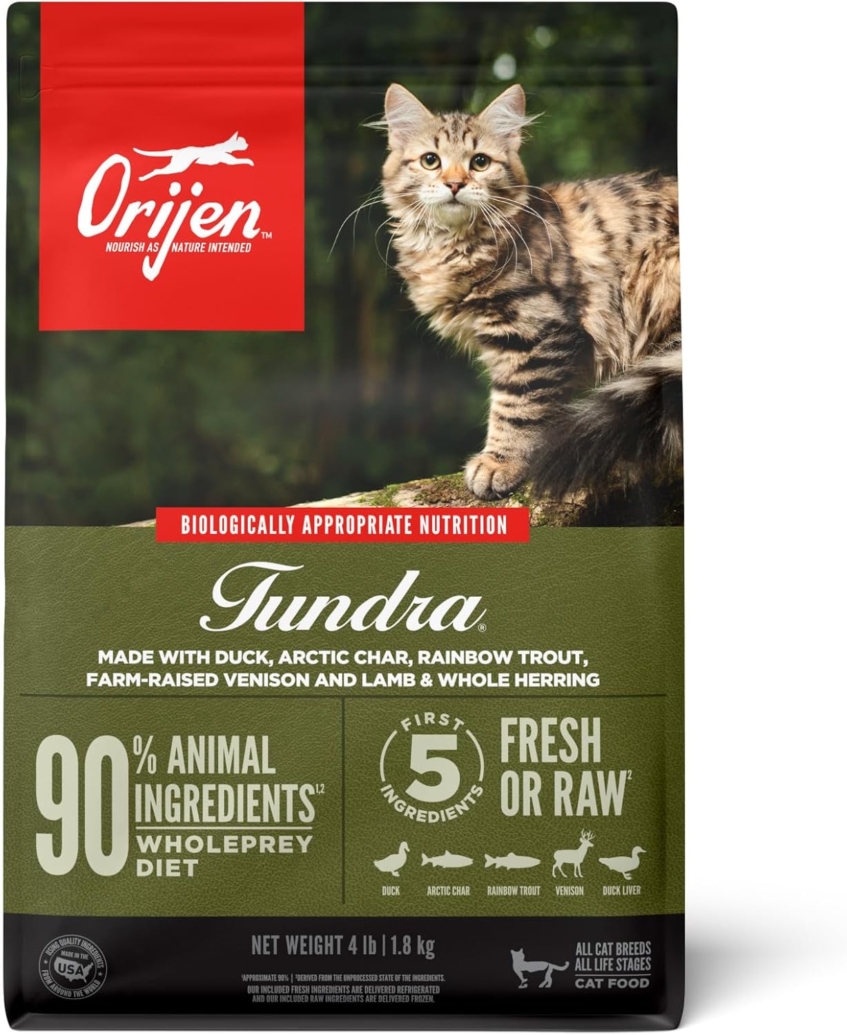 Orijen High Protein Premium Dry Cat Food