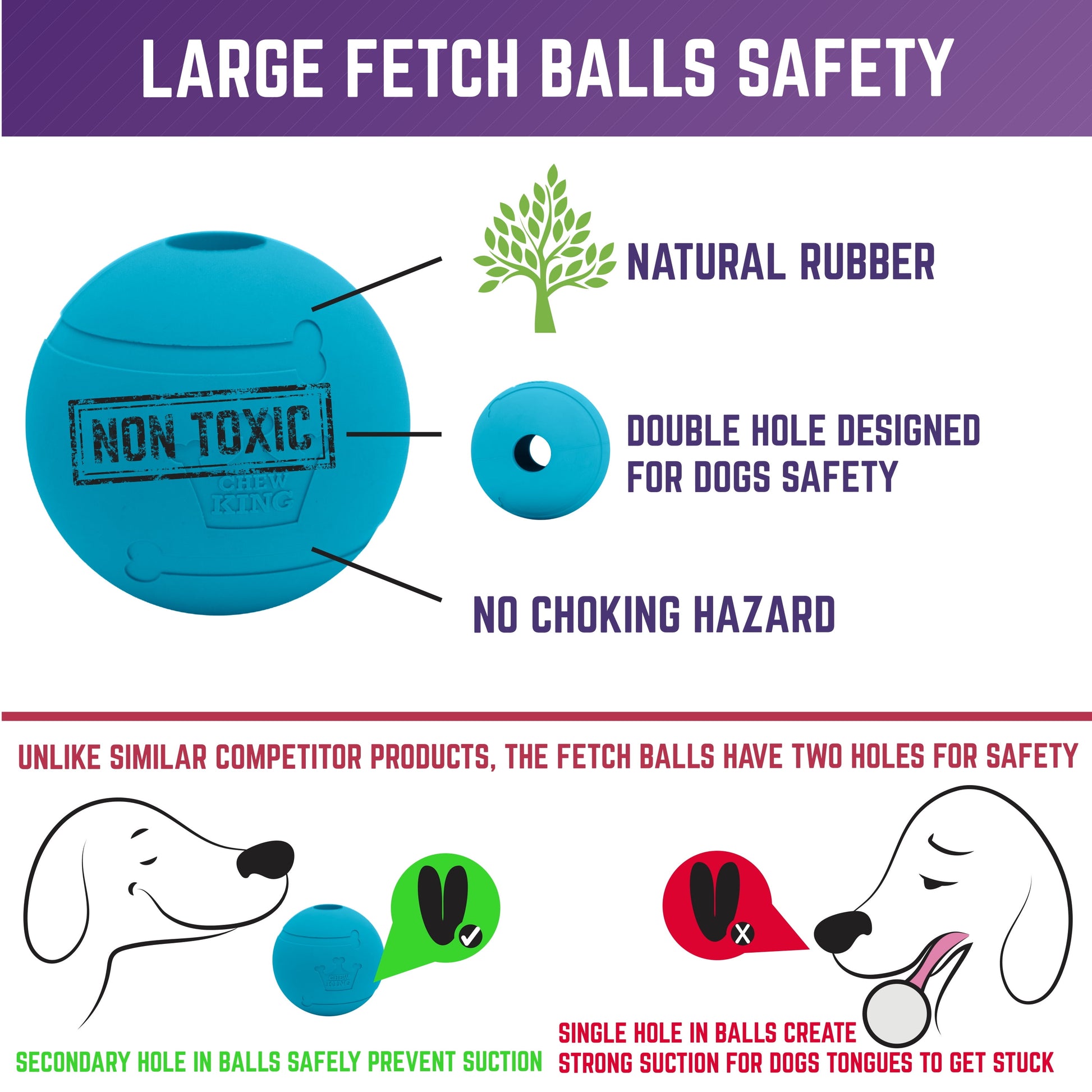 Chew King Rubber Balls