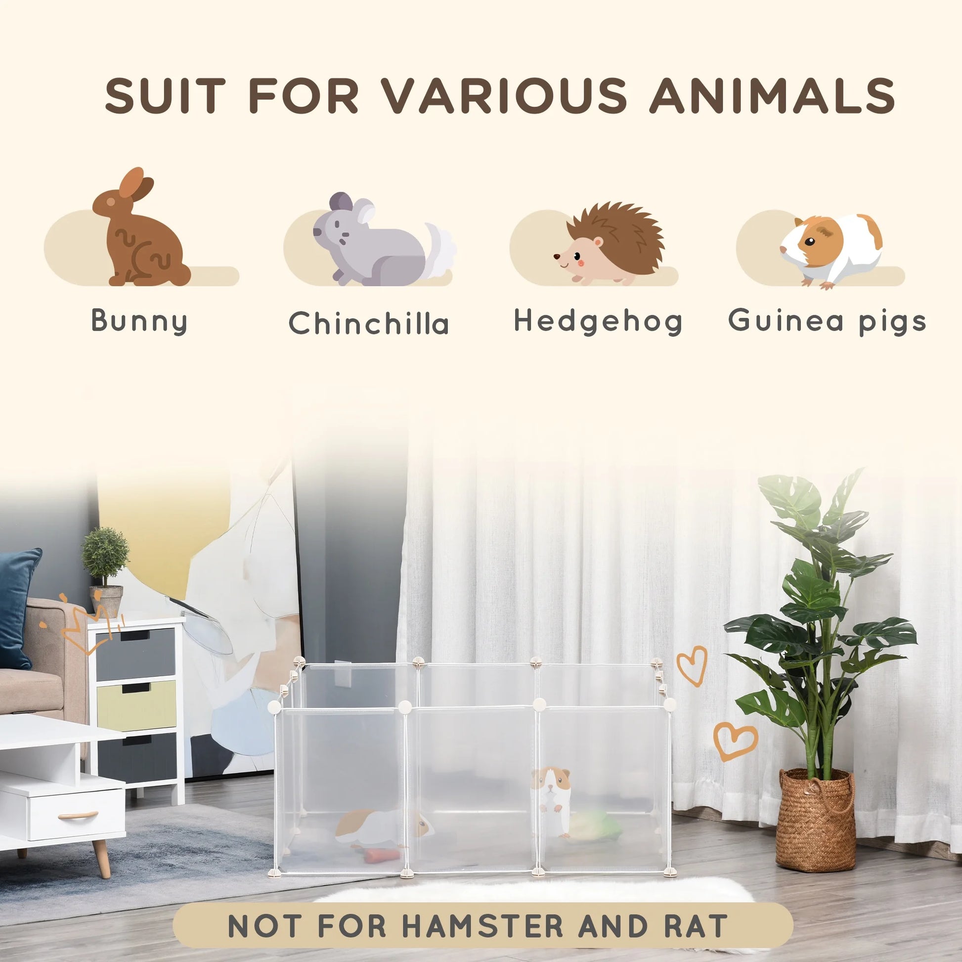 Pet Playpen for Small Animals