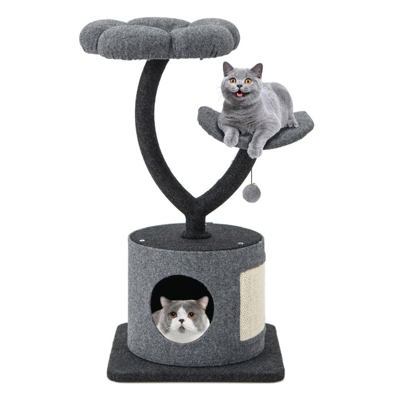 🐾 Ultimate Cat Tree for Large & Small Cats Stylish. Sturdy. Purr-fectly Cozy. Treat your feline royalty to the ultimate playground that blends sleek design with unbeatable durability. Whether you’ve got a curious kitten or a hefty Maine Coon, this cat tree is built to handle it all—with elegance.