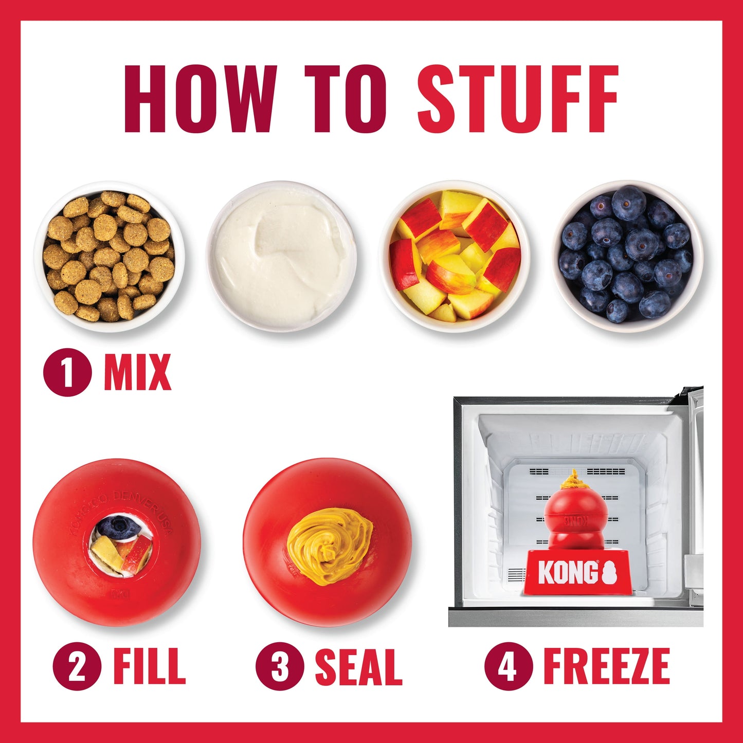 Kong® Classic Stuffable Dog Chew Toy