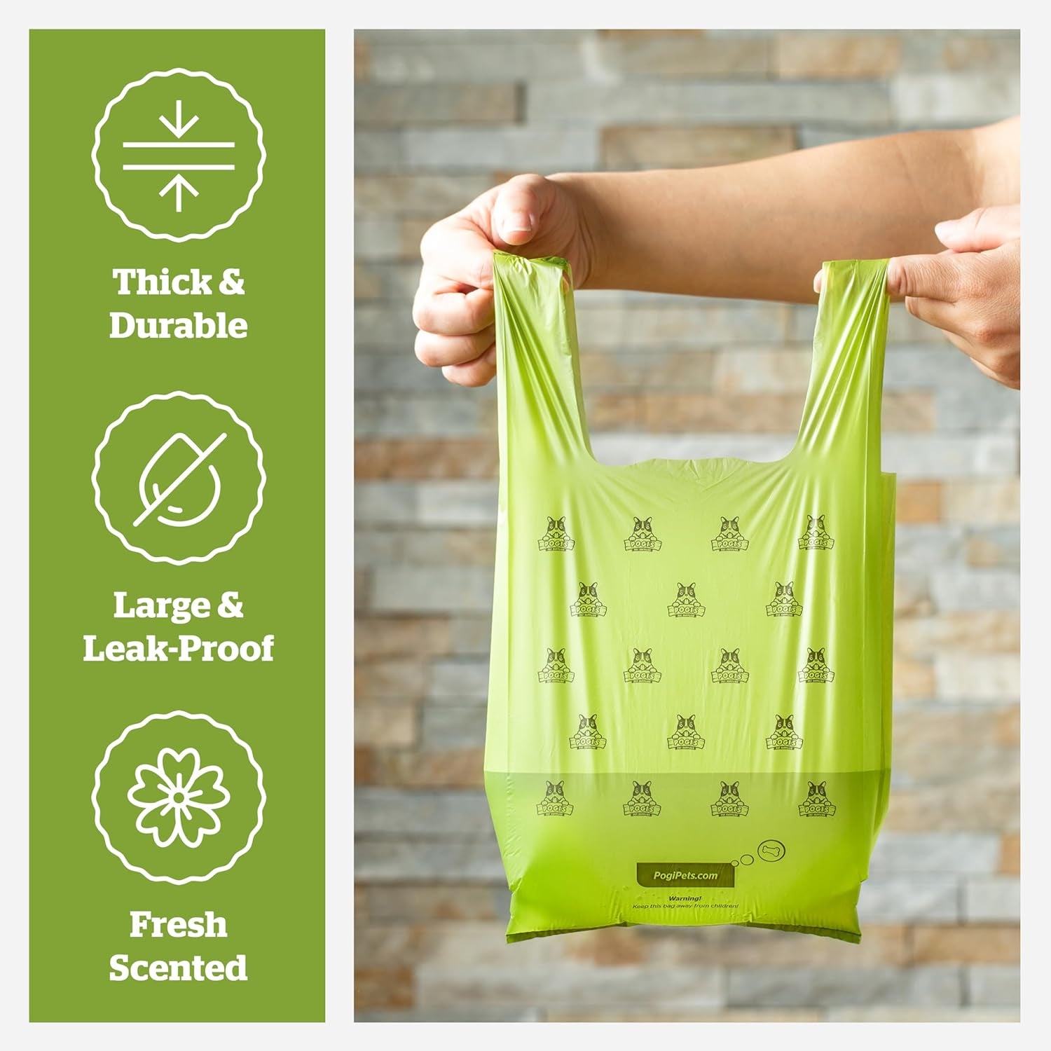 Pogi’s Dog Poop Bags with Handles