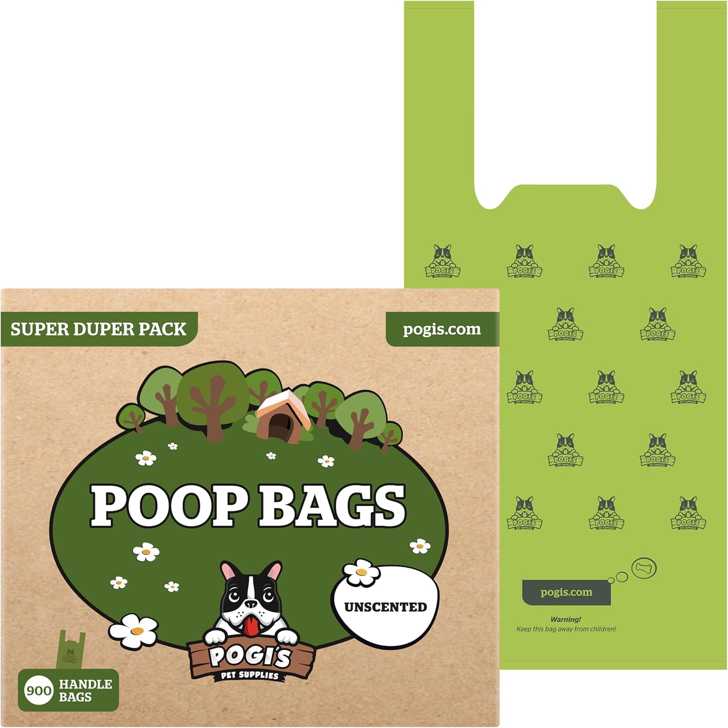 Pogi’s Dog Poop Bags with Handles